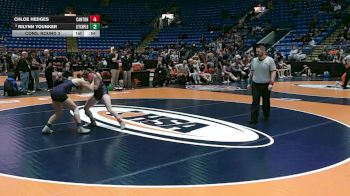 115 lbs Cons. Round 3 - Rilynn Younker, Litchfield vs Chloe Hedges, Canton