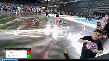 58 lbs 3rd Place Match - Mazzy Pick, Team Aggression Wrestling Club vs Payton Soto, Sunnyside Ironman Wrestling