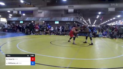 78 kg Quarters - Brad Swartz, Fitness Quest Wrestling Club vs James H. Williams, Jr., California