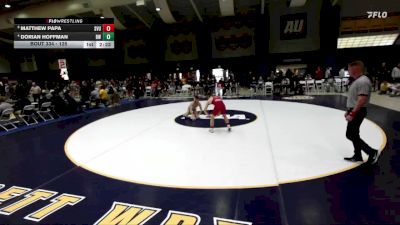 125 lbs Cons. Round 3 - Dorian Hoffman, Baldwin Wallace vs Matthew Papa, Southern Virginia