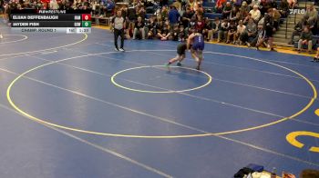 165 lbs Champ. Round 1 - Jayden Fish, Gowanda vs Elijah Deffenbaugh, Hamburg