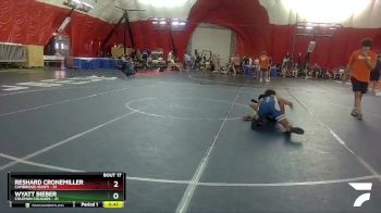 144-144 A Round 2 - Wyatt Bieber, Coleman Cougars vs Reshard Cronemiller, Cambridge-Isanti