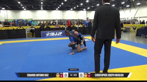 Christopher Joseph Nicolich vs Eduardo Antonio Ruiz 2025 World IBJJF Jiu-Jitsu No-Gi Championship