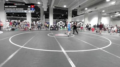 U20 Freestyle FS - 65 lbs Cons. Round 6 - Mac Crosson, Sebolt Wrestling Academy vs Chancellor Mathews, Black Fox Wrestling Academy