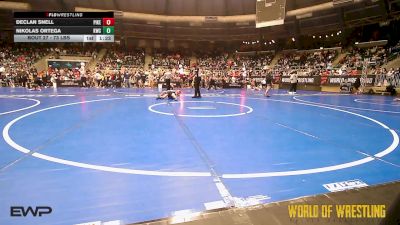 73 lbs Round Of 64 - Declan Snell, Pikes Peak Warriors vs Nikolas Ortega, Keystone Wrestling Club