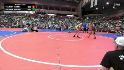 100 lbs Round 1 - Carson Camera, Van Buren High School Wrestling vs Bethani Martnez, Van Buren High School Wrestling