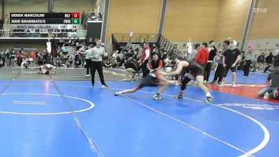 132 lbs Consi Of 4 - Derek Marcolini, Milford MA vs Jude Grammatico, Fairfield Warde