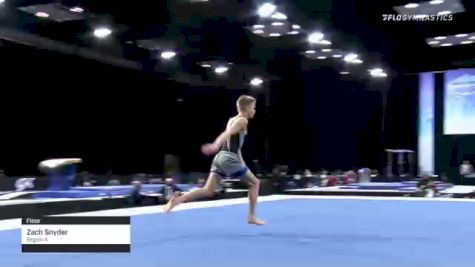 Zach Snyder - Floor, Region 4 - 2021 Winter Cup & Elite Team Cup