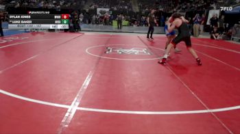 157 lbs Cons. Round 4 - Dylan Jones, Mountain View, Oregon vs Luke Baker, Nyssa