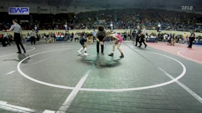 62 lbs Consi Of 8 #2 - Avery Wagner, Choctaw Ironman Youth Wrestling vs Layla Kellogg, Smith Wrestling Academy