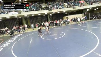 157 lbs Champ. Round 1 - Leo Malatos, Unattached vs Jayden Allison, Unattached