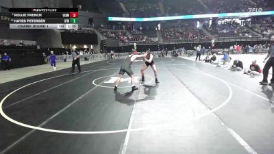 Champ. Round 1 - Rollie French, Vermillion vs Hayes Petersen, Sioux Falls Washington