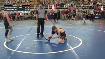 100 lbs Cons. Round 1 - Owen Dougherty NW6, Fairbanks vs Jonah Rohm NE4, Highland Hornets
