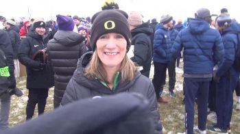 Oregon's Helen Lehman-Winters After A Podium Finish For The Ducks