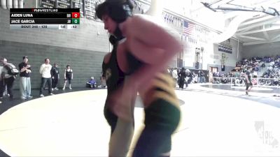 128 lbs Cons. Round 1 - Aiden Luna, Bronco WC vs Jace Garcia, JFK Wrestling