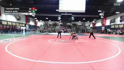 157 lbs Cons. Round 2 - Zachary Ortiz, Rancho Verde vs Julian D` Aloia, Chaffey