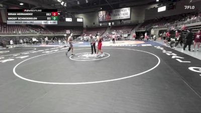 197 lbs Cons. Semi - Brian Hernandez, University Of Las Vegas vs Brody Schnoebelen, Barton Community College