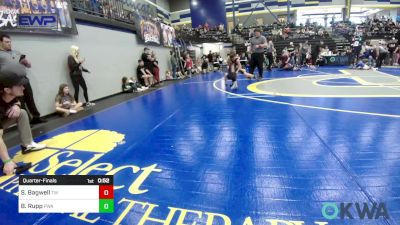 52 lbs Quarterfinal - Slayde Bagwell, Tuttle Wrestling vs Beckett Rupp, Perry Wrestling Academy