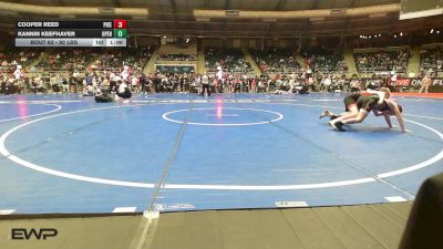 92 lbs Round Of 32 - Cooper Reed, Pikes Peak Warriors vs Kannin Keefhaver, Open Mats