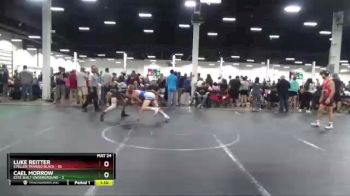 120 lbs Semis (4 Team) - Cael Morrow, Este Built Underground vs Luke Reitter, Steller Trained Black