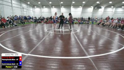 235 lbs Brenda Banks, Pennsylvania Blue vs Azhanii Martin, North Dakota Gold