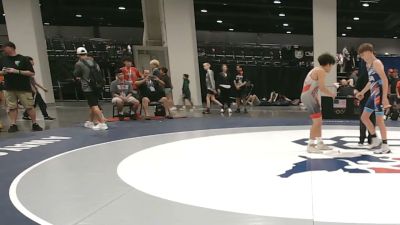 68 kg Cons. Rd Of 32 - Ryan Barahona, South Bakersfield High School Wrestling vs Corbyn Dare, Bear Cave Wrestling Club