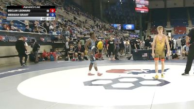120 lbs Cons. Rd Of 64 - Declan Leonard, California vs Messiah Grant, New York
