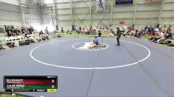 88 lbs Placement Matches (8 Team) - Eli Schultz, Minnesota Blue vs Caleb Noble, Wisconsin Red