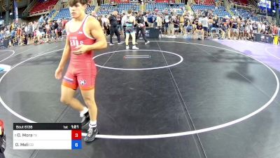 144 lbs Cons 64 #1 - David Mora, TX vs Dominic Meli, CO