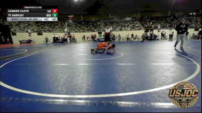 85 lbs 3rd Place - Camden Cloyd, Lexington Wrestling Club vs Ty Hartley, Husky Wrestling Club