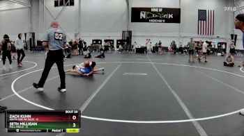 120 lbs Round 5 (8 Team) - Seth Milligan, Full Circle vs Zach Kuhn, South Side WC Blue