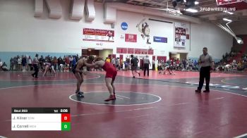 197 lbs Quarterfinal - Jack Kilner, Edinboro vs Jt Correll, Michigan