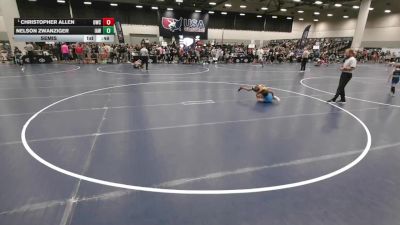 53 lbs Semis - Christopher Allen, Oconomowoc Wrestling Club vs Nelson Zwanziger, Immortal Athletics WC