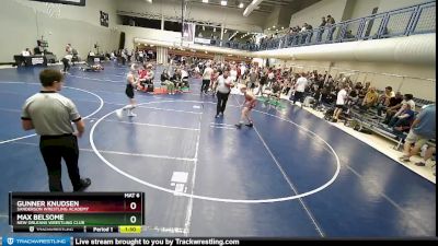 126 lbs Cons. Round 4 - Max Belsome, New Orleans Wrestling Club vs Gunner Knudsen, Sanderson Wrestling Academy