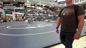 120 lbs Quarterfinal - Kylee Hodges, Oakley HS vs Madison Siegfried, St. Francis HS