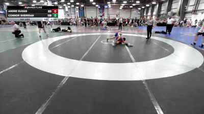 120 lbs Rr Rnd 1 - Andre Suggs, Indiana Outlaws Orange vs Connor Sheridan, Vougars Wrestling