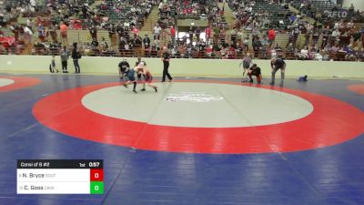 49 lbs Consi Of 8 #2 - Nash Bryce, South Georgia Athletic Club vs Christian Goss, Cavalier Wrestling Club