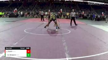 D1-160 lbs Cons. Round 3 - Brhan Alhalemi, Dearborn Fordson vs Jack Smith, Oxford