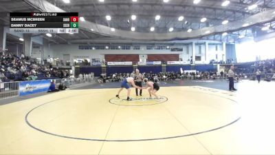 160 lbs Round 2 (3 Team) - Danny Dacey, Saratoga Springs Sr HS vs Seamus McBreen, Sachem North