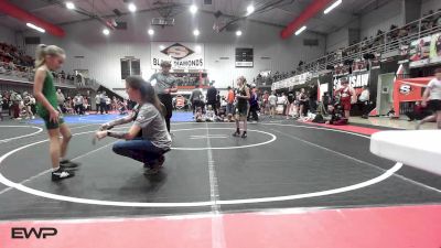 57-67 lbs Rr Rnd 1 - Kylie McInerney, Brushy Wrestling Club vs Alyvia Barrett, Brushy Wrestling Club