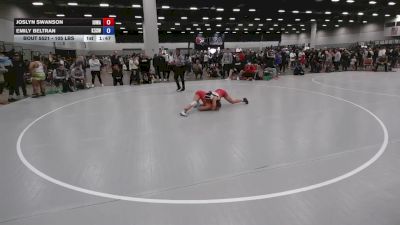 105 lbs Quarters - Joslyn Swanson, Iowa vs Emily Beltran, KT 3 Style Wrestling Club