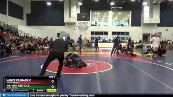 160 lbs Cons. Round 5 - Nathan Nichols, Aliso Niguel vs Vance Frabasilio, San Clemente