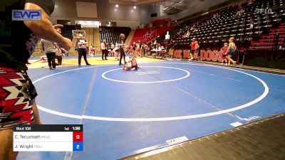 60 lbs Rr Rnd 1 - Colton Tecumseh, Mojo Grappling Academy vs Jesse Wright, Trojan Wrestling