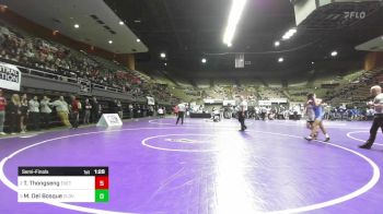 146 lbs Semifinal - Tommy Thongseng, Exeter Union vs Max Del Bosque, Clovis North