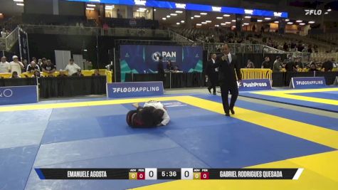 Gabriel Rodrigues Quesada vs Emanuele Agosta 2025 Pan Jiu Jitsu IBJJF Championship