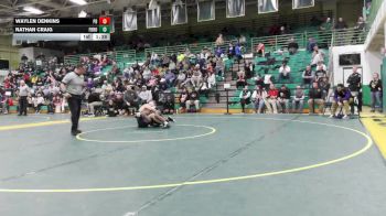 144 lbs Quarterfinal - Waylen Denkins, Perrysburg vs Nathan Craig, Fremont Ross