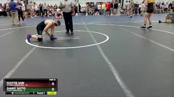 132 lbs Round 4 (8 Team) - Scottie Sari, NJ Rams Wrestling vs Danny Gatto, Clinic Wrestling
