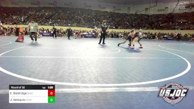 119 lbs Round Of 32 - Ethan Baldridge, Brazos Valley Wrestling Club vs Joseph Veloquio, Dark Cloud Wrestling Club