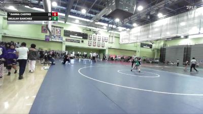 100 lbs Cons. Round 2 - Danna Castro, SYLMAR vs Delilah Sanchez, CANOGA PARK