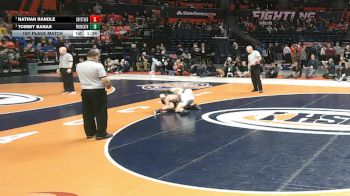2A 138 lbs 1st Place Match - Tommy Banas, New Lenox (Providence Catholic) vs Nathan Randle, Crystal Lake (South)